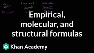 Empirical molecular and structural formulas  AP Chemistry  Khan Academy [upl. by Alimac]