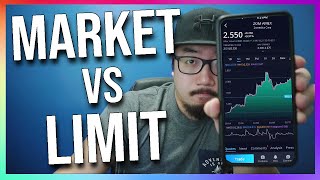 Market Order vs Limit Order EXPLAINED investing for beginners [upl. by Jake]