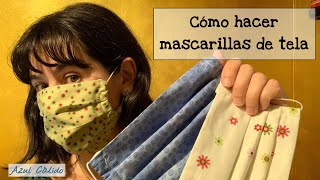 Mascarilla de tela paso a paso [upl. by Uchish227]