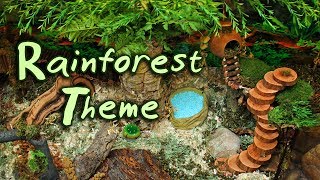 🌿RAINFOREST Hamster Cage Theme New DIY Cage [upl. by Arym210]