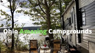 Five of Ohio Amazing Campgrounds OhioStateParks OhioCampgrounds OhioCamping [upl. by Hogen]