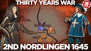 Battle of Nordlingen 1645  Thirty Years War DOCUMENTARY [upl. by Ettennod695]