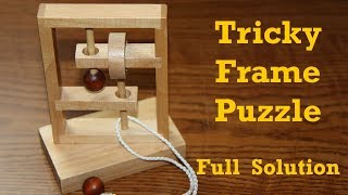 How to Solve Tricky Frame Puzzle Trapped Mouse Maze [upl. by Shakespeare717]