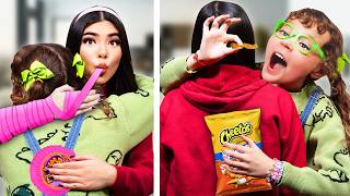 10 Funny Ways to Sneak Snacks From Your Friends  How to Hide Candy From Parents by Crafty Hacks [upl. by Nnylyt]