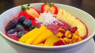 How to Make Delicious Acai Bowls  Ninja Foodi Power Blender Recipe [upl. by Bilak374]