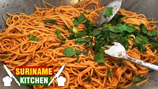 Surinaamse Bami Recept In Stappen Uitgelegd  Surinamese Spaghetti Recipe Explained In Steps [upl. by Sema]