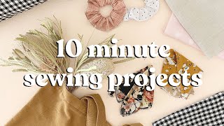 Sewing Projects To Make In Under 10 Minutes [upl. by Ettelrahc]