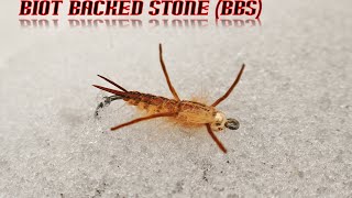 BBS Biot Backed Stonefly Fly Tying Tutorial [upl. by Clellan]