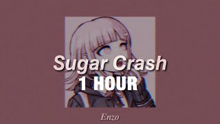 1 HOUR ElyOtto  SugarCrash  slowed  reverbed [upl. by Martella]