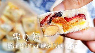 雪Q饼 Snowflake Crisp  How to make your own soft nougat at home  Chinese New Year Cookie Recipe [upl. by Innavoj433]