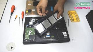 Dell Latitude E5450  How To Replace Battery HDD and Memory [upl. by Anua]