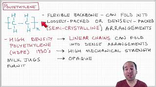 Introduction to Polymers  Lecture 21  Polyethylene [upl. by Macpherson]