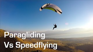 Paragliding vs Speedflying [upl. by Bunni]