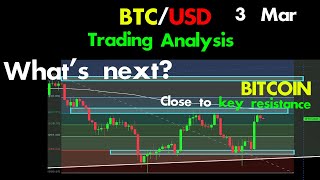 BITCOIN BTCUSD Forecast amp Technical Analysis Mar 3 2022 [upl. by Pollerd]