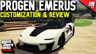 Progen Emerus Customization amp Review  GTA Online [upl. by Ahras]