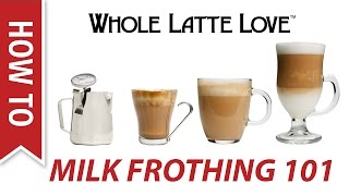 Milk Frothing for Beginners [upl. by Veriee]