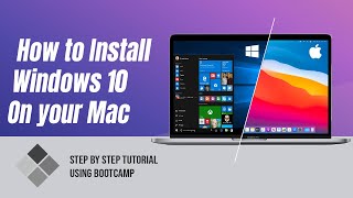 How to install Windows 10 on your Mac  Tutorial 2021 [upl. by Noryb]