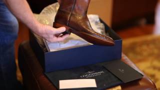 Lucchese Classics  Wilson Caiman Handmade Boots  Unboxing [upl. by Cooperman]