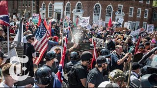 How the Violence Unfolded in Charlottesville  The New York Times [upl. by Anitnamaid]