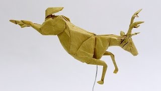 How to make an Origami Deer [upl. by Glasgo]