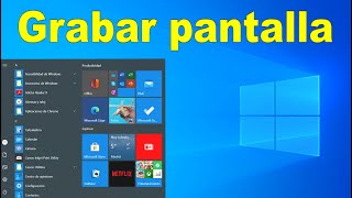 Como grabar la pantalla de tu pc [upl. by Yenatirb]