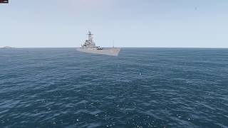 Red Storm Rising  USS Iowa vs Soviet Artillery  Arma 3 [upl. by Myles]