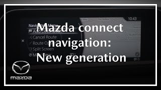 How to use Mazda Connect Navigation  New generation [upl. by Ylirama342]