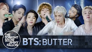 BTS Butter  The Tonight Show Starring Jimmy Fallon [upl. by Nnyleak]