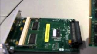 Designjet 500 memory upgrade  Designjet repairs  how to add memory  GL2 card [upl. by Nosned]