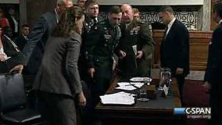 General David Petraeus takes ill during his testimony [upl. by Leuqcar]