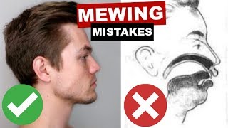 MEWING MISTAKES  Why Youre Not Seeing Jawline Improvements [upl. by Ecinahc]