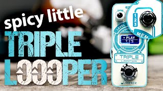 Donner TRIPLE LOOPER Guitar Pedal Very Useful [upl. by Ashbey]