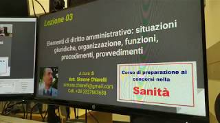 Corso concorsi in Sanità  lezione 03  diritto amministrativo 15022020 [upl. by Juliano624]