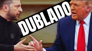 TRUMP E ZELENSKY DUBLADO EM PORTUGUÊS [upl. by Fiel75]