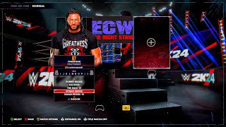 WWE 2K24 Full Roster Unlocked Plus Gameplay [upl. by Enytnoel]