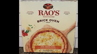 RAO’S Made For Home Brick Oven Crust Five Cheese Pizza Review [upl. by Colette57]