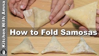 How to fold Samosa perfectly  Homemade Samosa Patti Recipe  Kitchen With Amna [upl. by Poppo]