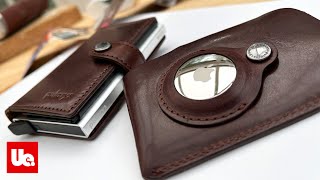 Double Unboxing Pularys Leather AirTag Wallets Revealed [upl. by Horne237]