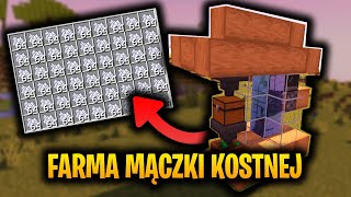 AUTOMATYCZNA FARMA MĄCZKI KOSTNEJ W MINECRAFT BONE MEAL FARM [upl. by Lopes]