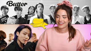 BTS 방탄소년단 Butter Official MV  Reaction [upl. by Arakat]