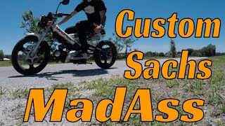 My Custom Sachs MadAss 125cc Scooter Review [upl. by Anail]