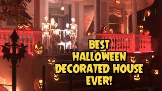 The BEST Halloween Decorated House EVER  Ghost Manor in New Orleans [upl. by Eetnahc]