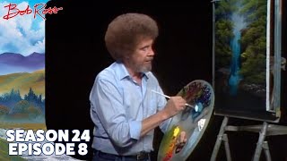 Bob Ross  Graceful Waterfall Season 24 Episode 8 [upl. by Gemma]