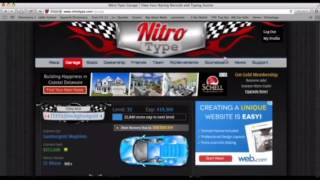 How to use nitrous in Nitro Type [upl. by Nomor]