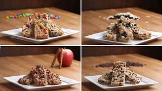 Homemade Chewy Granola Bars 4 Ways [upl. by Natie]