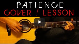 PATIENCE  Chris Cornell Cover 🎸 Easy Acoustic Guitar Tutorial  Lesson  Lyrics Chords Tabs [upl. by Zarla]