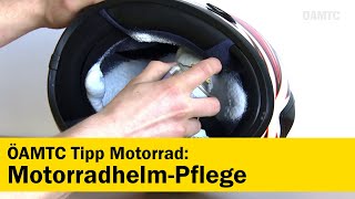 MotorradhelmPflege  ÖAMTC [upl. by Ehlke]