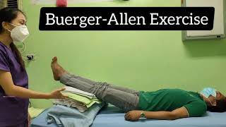 BuergerAllen Exercise  Therapeutic Exercise  Physical Therapy  Online Class [upl. by Salome]