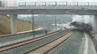 TRAIN CRASHES and DERAILMENT Compilation [upl. by Terra390]