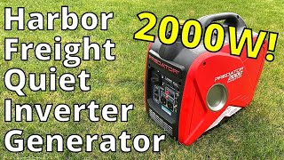 How Good Is The Harbor Freight Predator 2000w Super Quiet Inverter Generator  InDepth Review [upl. by Remmer]